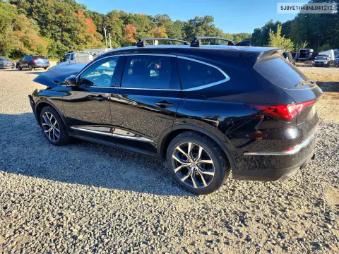 2022 Acura Mdx Technology VIN 5J8YE1H48NL041212 фото 2