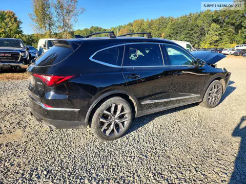 2022 Acura Mdx Technology VIN 5J8YE1H48NL041212 фото 3
