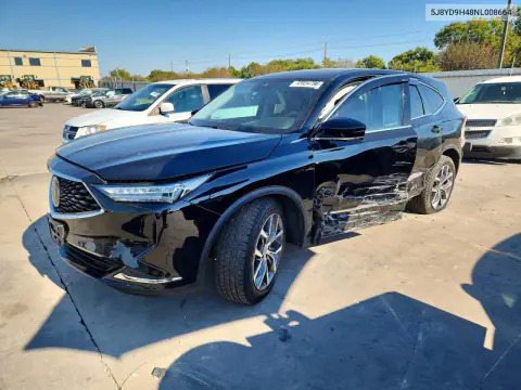 2022 Acura Mdx Technology VIN 5J8YD9H48NL008664 фото 1