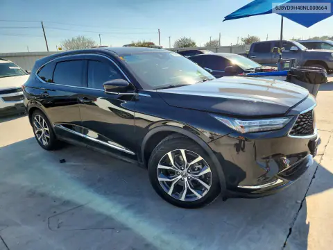 2022 Acura Mdx Technology VIN 5J8YD9H48NL008664 фото 4