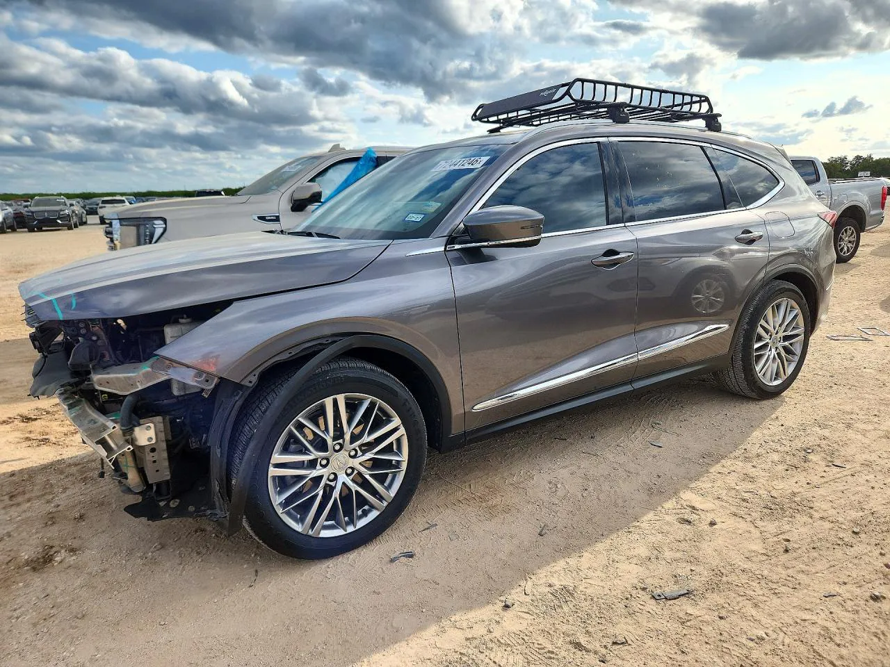 2022 Acura Mdx Advance VIN 5J8YE1H82NL041614 фото 1