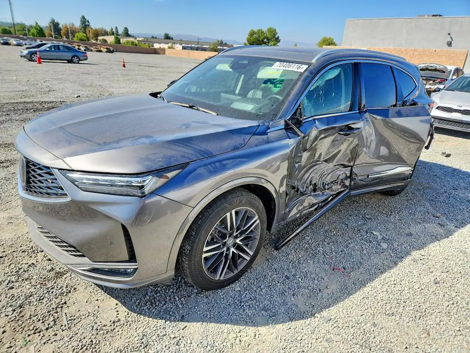5J8YE1H87SL028563 Acura MDX 2025 — повреждение Боковая часть, фото до ремонта