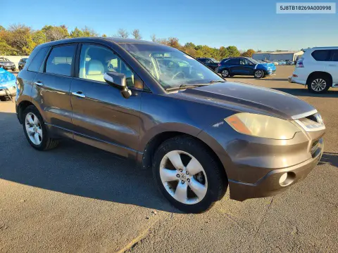 2009 Acura Rdx VIN 5J8TB18269A000998 фото 4