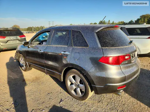 2009 Acura Rdx Technology VIN 5J8TB18529A005948 фото 2