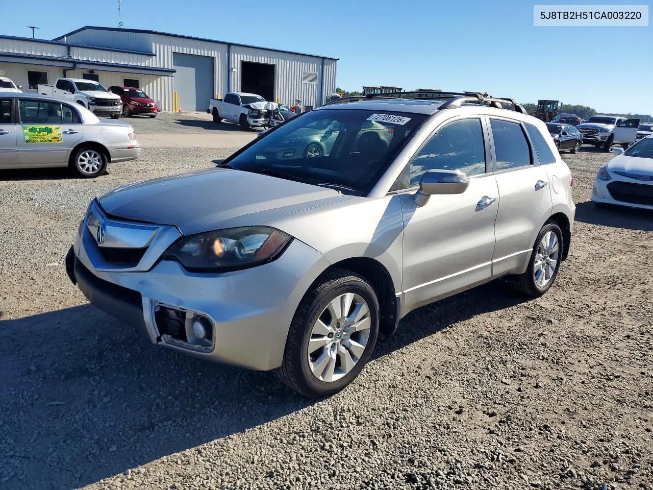 2012 Acura Rdx Technology VIN 5J8TB2H51CA003220 фото 1