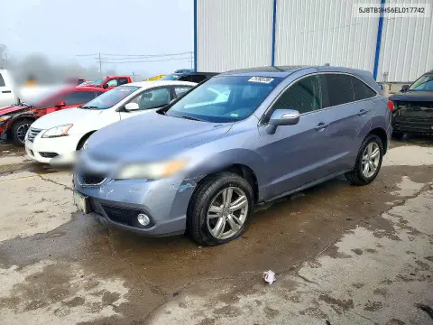 5J8TB3H56EL017742 — 2014 Acura RDX, Передняя часть, фото до ремонта