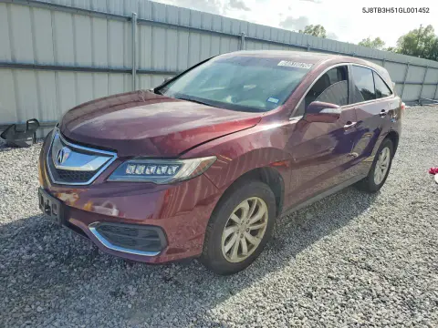 5J8TB3H51GL001452 — 2016 Acura RDX, Механические повреждения, фото до ремонта