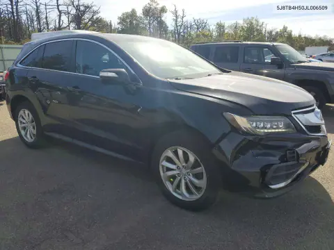 2018 Acura Rdx Technology VIN 5J8TB4H50JL006509 фото 4