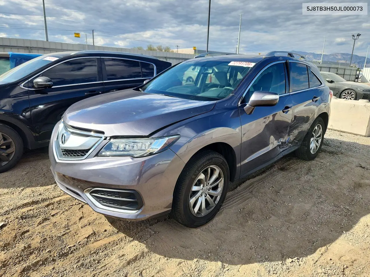 2018 Acura Rdx Technology VIN 5J8TB3H50JL000073 фото 1