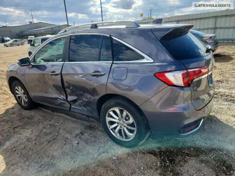 2018 Acura Rdx Technology VIN 5J8TB3H50JL000073 фото 2