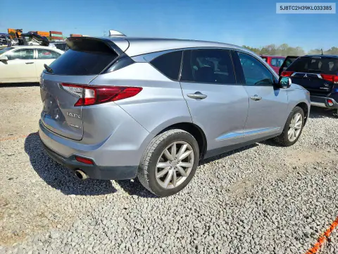 2019 Acura Rdx VIN 5J8TC2H39KL033385 фото 3