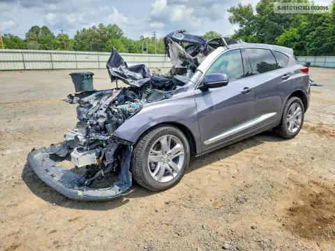 5J8TC1H78LL003096 — 2020 Acura RDX, Повреждения со всех сторон, фото до ремонта