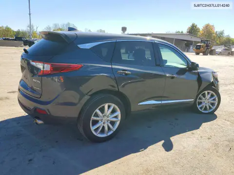 2020 Acura Rdx VIN 5J8TC2H37LL014240 фото 3