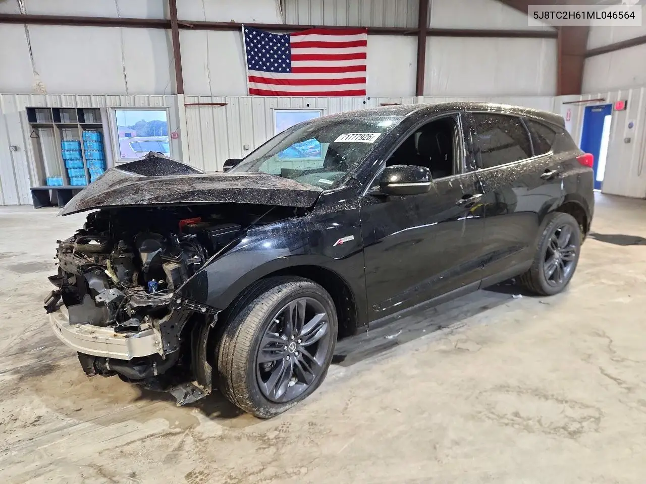 2021 Acura Rdx A-Spec VIN 5J8TC2H61ML046564 фото 1