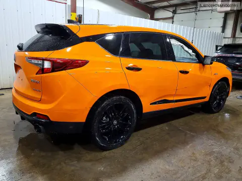 2021 Acura Rdx Advance VIN 5J8TC2H76MY000191 фото 3