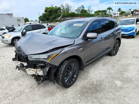 5J8TC2H82PL003728 — 2023 Acura RDX, Передняя часть, фото до ремонта
