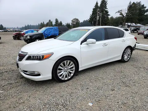 JH4KC1F59EC006585 — 2014 Acura RLX, Задняя часть (Rear End), фото до ремонта