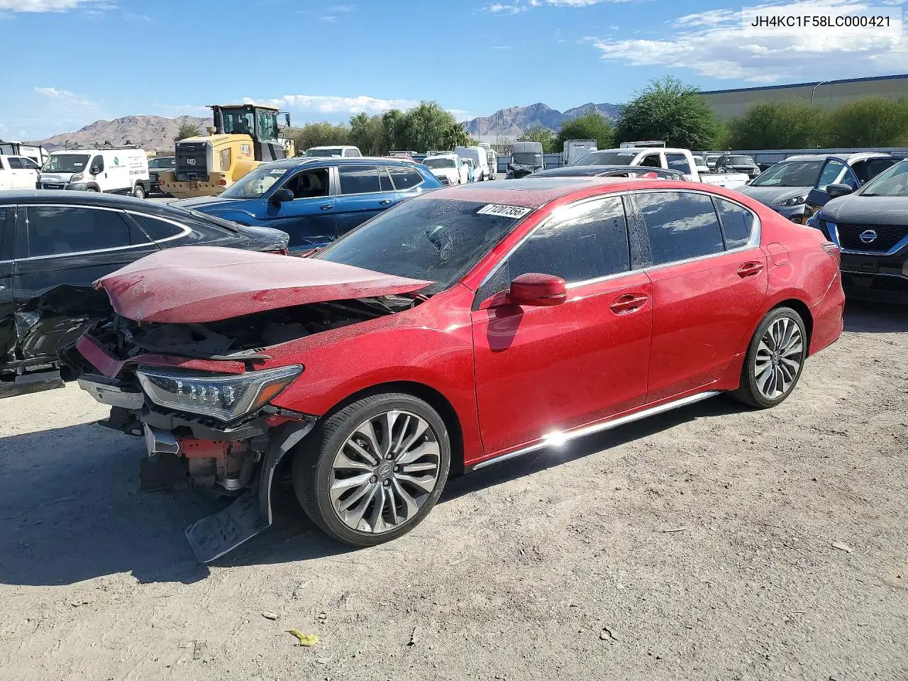 2020 Acura Rlx Technology VIN JH4KC1F58LC000421 фото 1