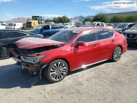 2020 Acura Rlx Technology VIN JH4KC1F58LC000421 фото 1