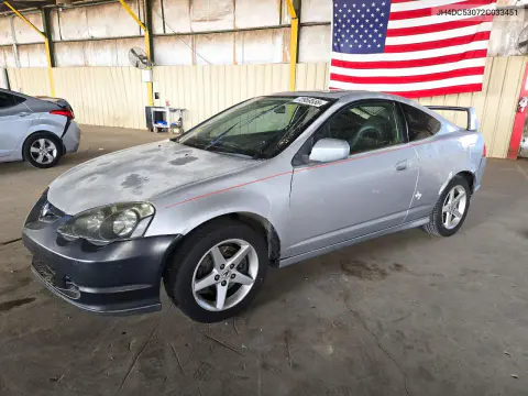 JH4DC53072C033451 — 2002 Acura RSX, Сторона, фото до ремонта