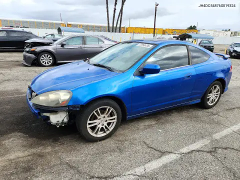 JH4DC54876S019324 — 2006 Acura RSX, Передняя часть, фото до ремонта