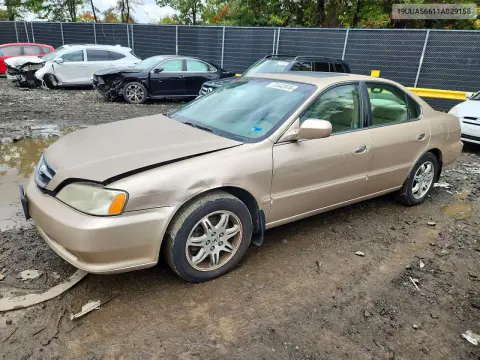 19UUA56611A029155 — 2001 Acura TL, Передняя часть, фото до ремонта