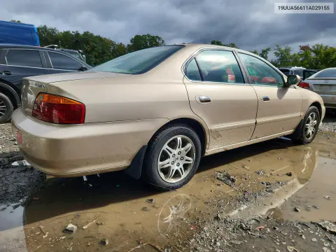 2001 Acura 3.2Tl VIN 19UUA56611A029155 фото 3