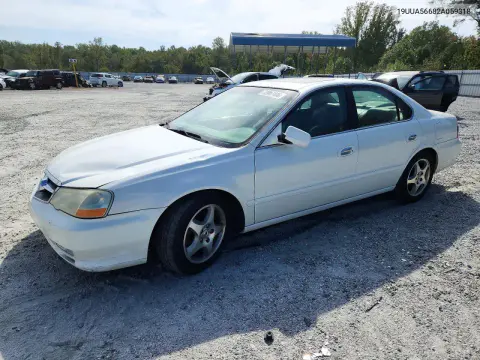 19UUA56682A059318 — 2002 Acura TL, Передняя часть, фото до ремонта