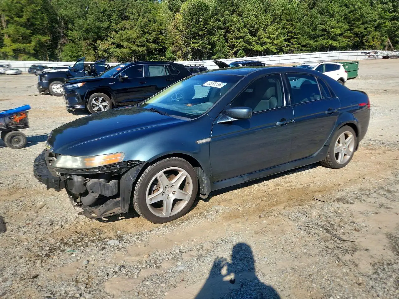 19UUA66254A036228 Acura TL 2004 — повреждение Передняя часть, фото до ремонта