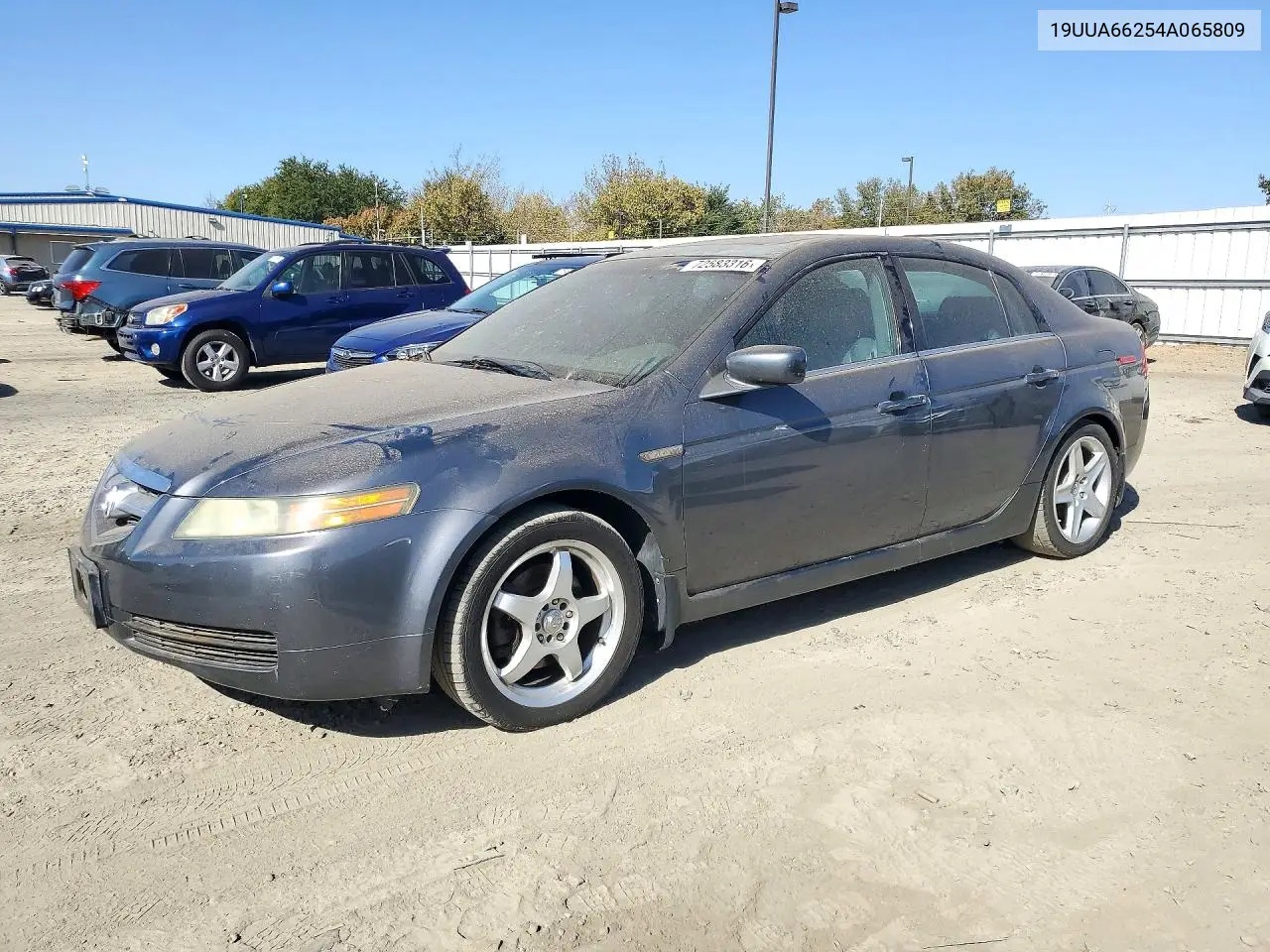 2004 Acura Tl VIN 19UUA66254A065809 фото 1
