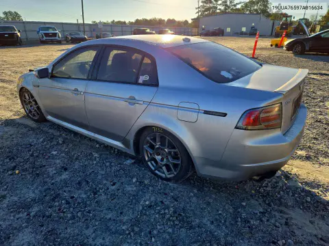 2007 Acura Tl Type S VIN 19UUA76597A016634 фото 2