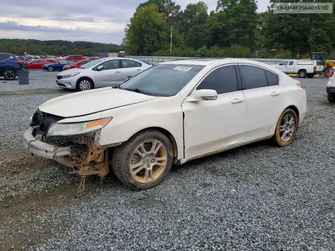 19UUA8F20AA015102 — 2010 Acura TL, Передняя часть, фото до ремонта