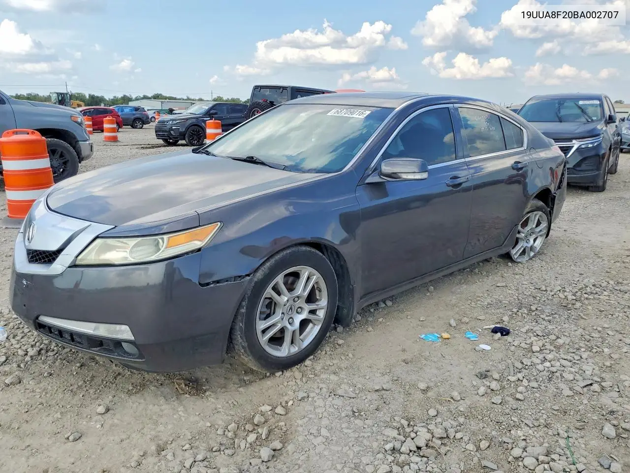 19UUA8F20BA002707 Acura TL 2011 — повреждение Задняя часть, фото до ремонта