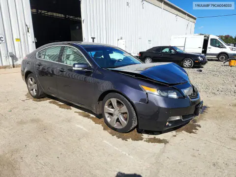 2012 Acura Tl VIN 19UUA8F79CA004033 фото 4