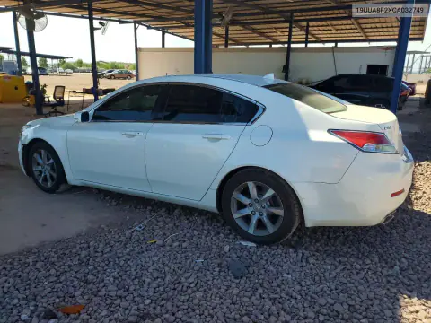 2012 Acura Tl VIN 19UUA8F2XCA032749 фото 2