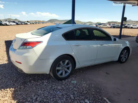 2012 Acura Tl VIN 19UUA8F2XCA032749 фото 3