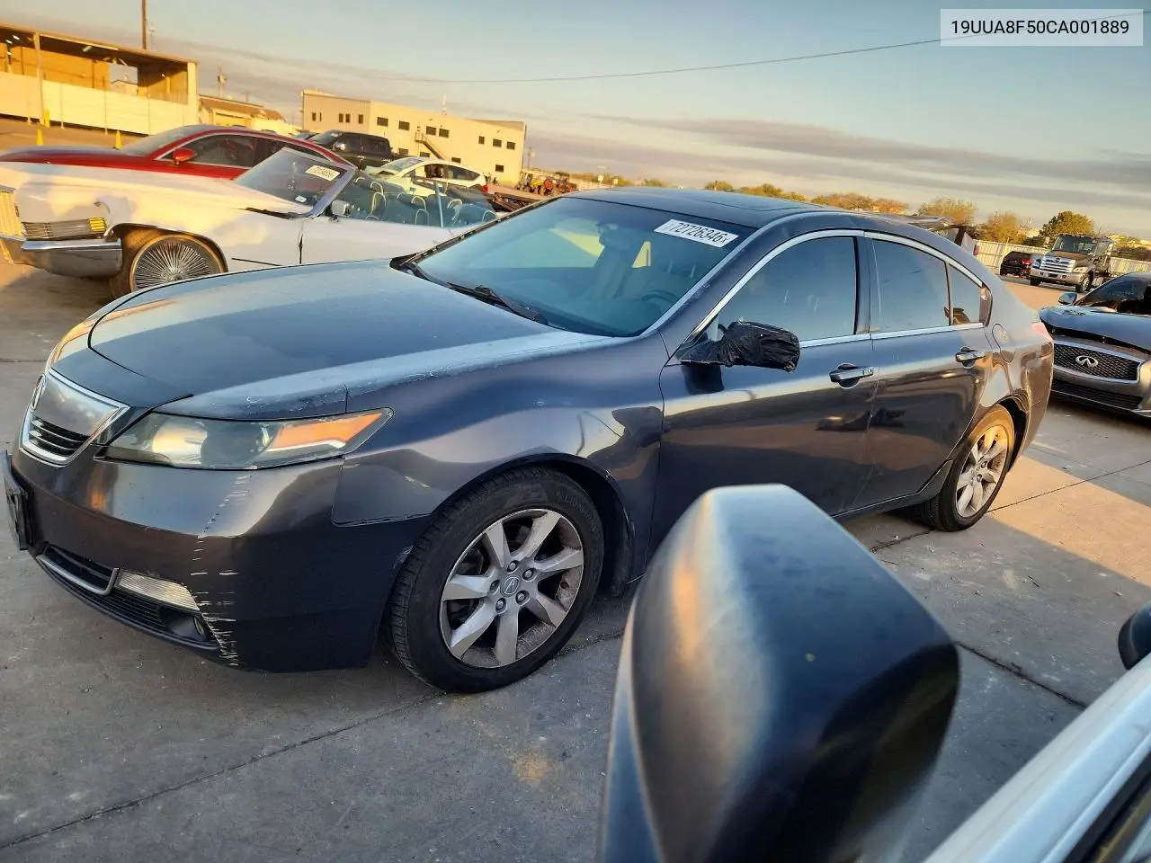 2012 Acura Tl VIN 19UUA8F50CA001889 фото 1