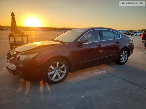 19UUA8F54CA022731 — 2012 Acura TL, Передняя часть, фото до ремонта