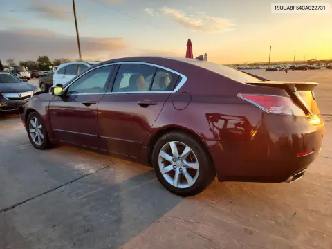 2012 Acura Tl VIN 19UUA8F54CA022731 фото 2