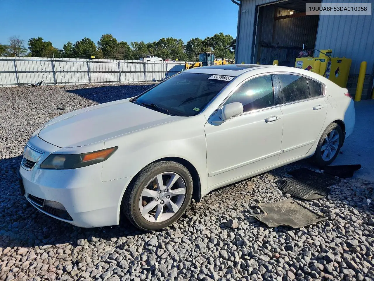 2013 Acura Tl Tech VIN 19UUA8F53DA010958 фото 1