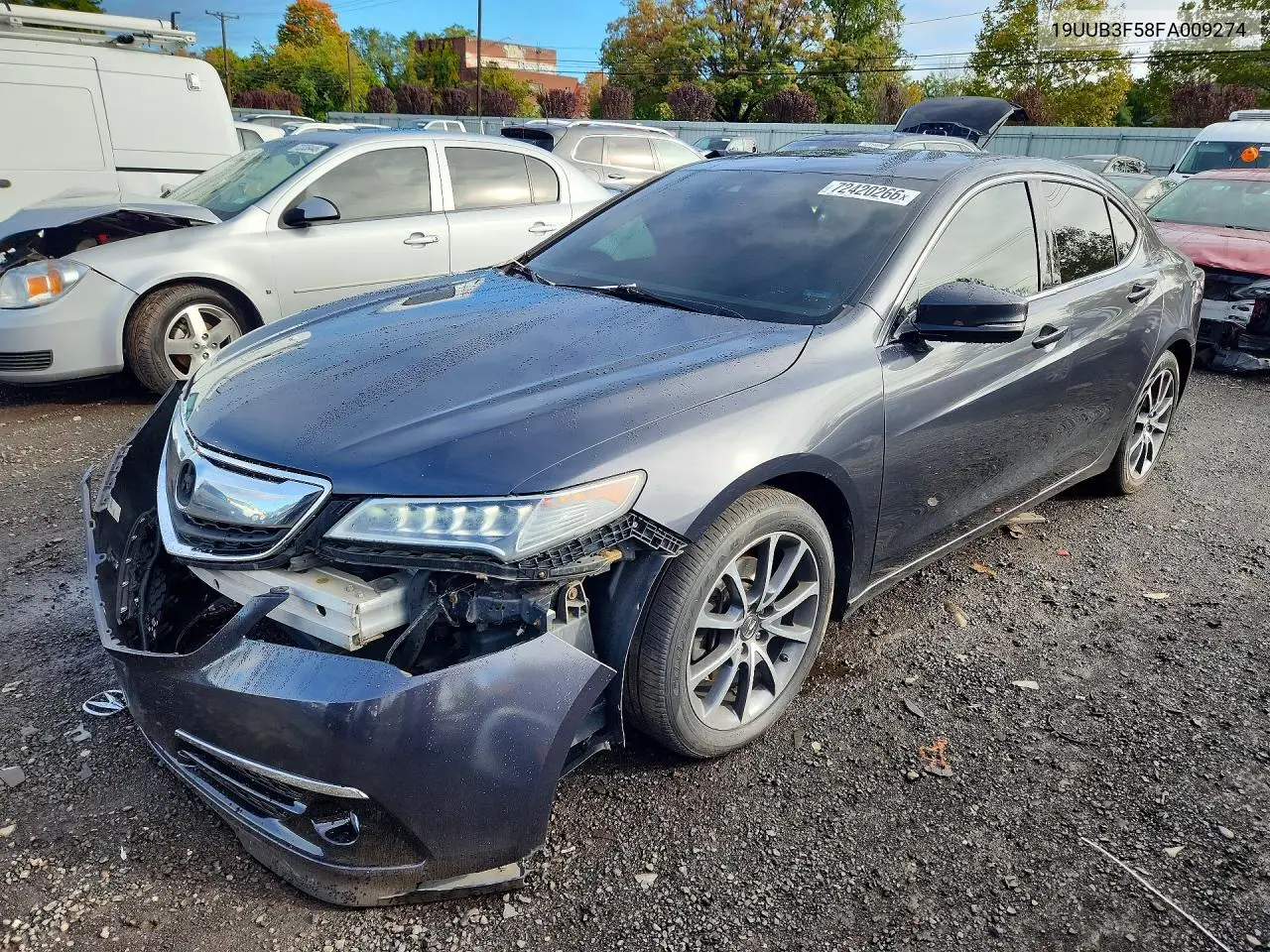 2015 Acura Tlx Tech VIN 19UUB3F58FA009274 фото 1
