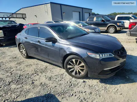 19UUB1F56FA027941 — 2015 Acura TLX, фото 4 с аукциона Copart 22.10.2026, Передняя часть