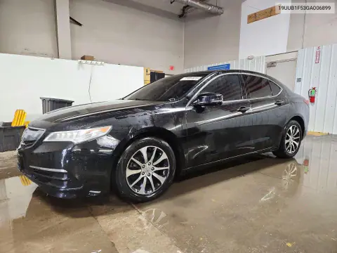 19UUB1F53GA006899 — 2016 Acura TLX, Передняя часть, фото до ремонта