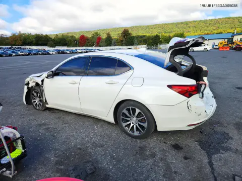 2016 Acura Tlx VIN 19UUB1F33GA005038 фото 2