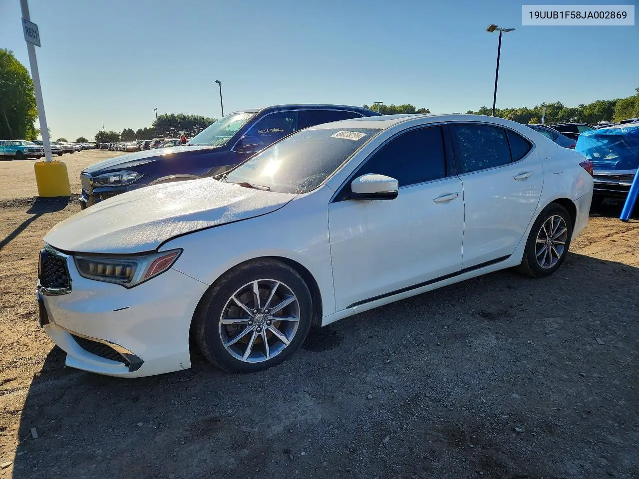 2018 Acura Tlx Tech VIN 19UUB1F58JA002869 фото 1