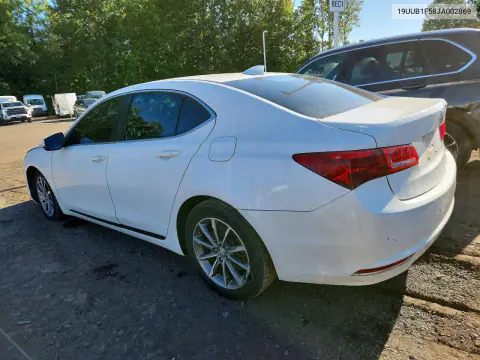 2018 Acura Tlx Tech VIN 19UUB1F58JA002869 фото 2