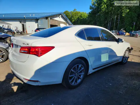 2018 Acura Tlx Tech VIN 19UUB1F58JA002869 фото 3