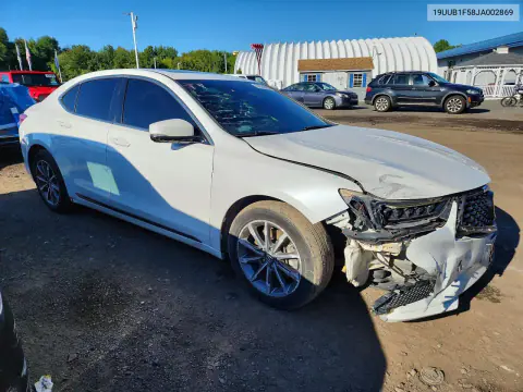 2018 Acura Tlx Tech VIN 19UUB1F58JA002869 фото 4