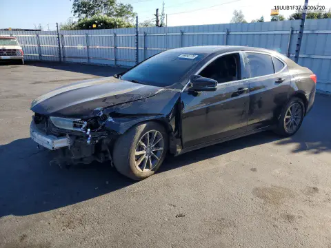 19UUB1F37JA006720 — 2018 Acura TLX, Передняя часть, фото до ремонта