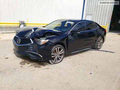 19UUB2F56JA003198 — 2018 Acura TLX, Передняя часть, фото до ремонта